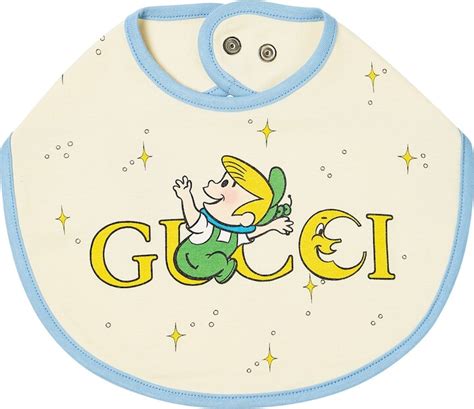 jetson gucci|x The Jetsons © Baby cotton bib in multicoloured .